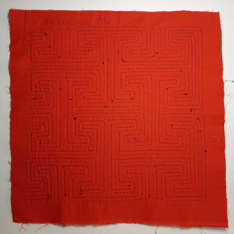 Mola 25 - Motifs géométriques