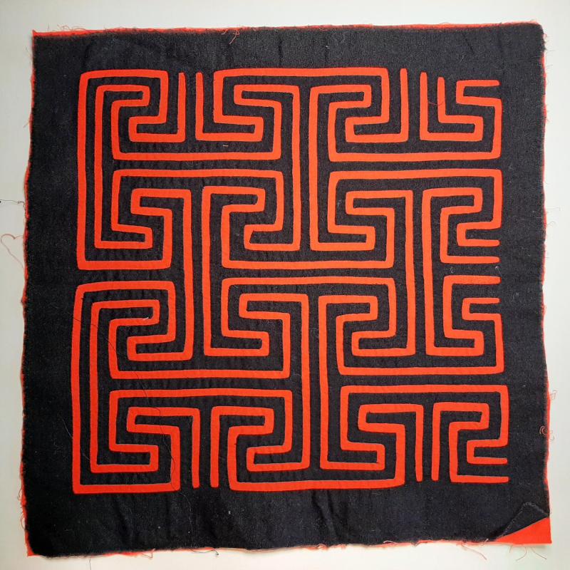 Mola 25 - Motifs géométriques