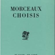 C. F. Ramuz. Morceaux choisis : . Recueillis et préfacés par Maurice Zermatten