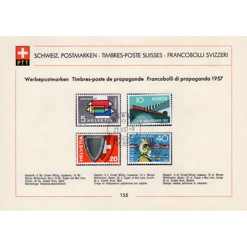 Timbre-poste de propagande 1957