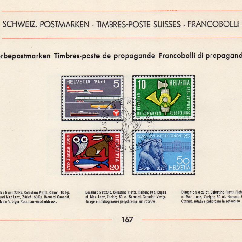 Timbre-poste de propagande 1959