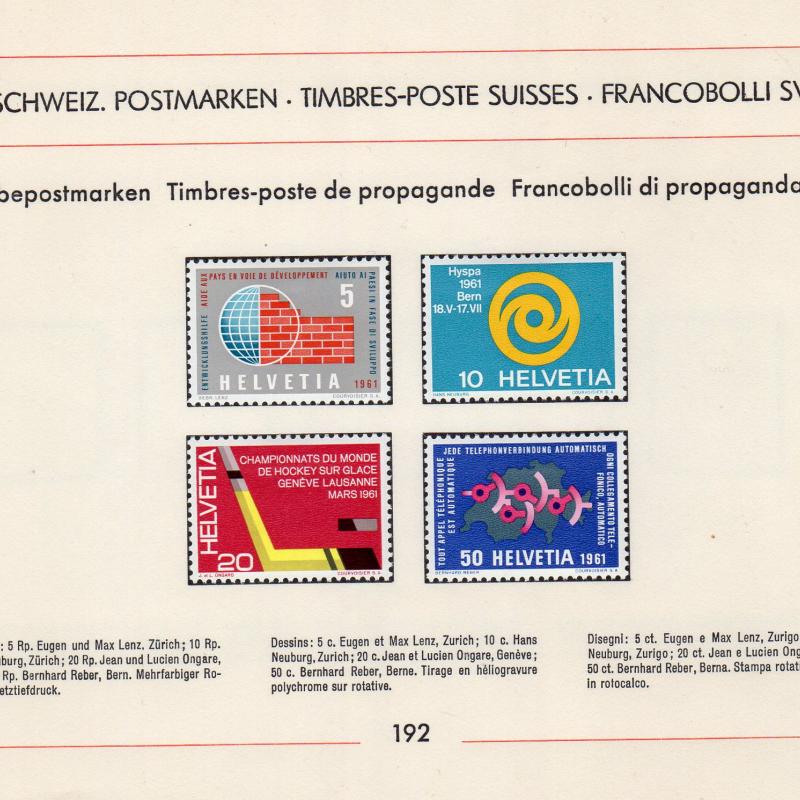 Timbre-poste de propagande 1961
