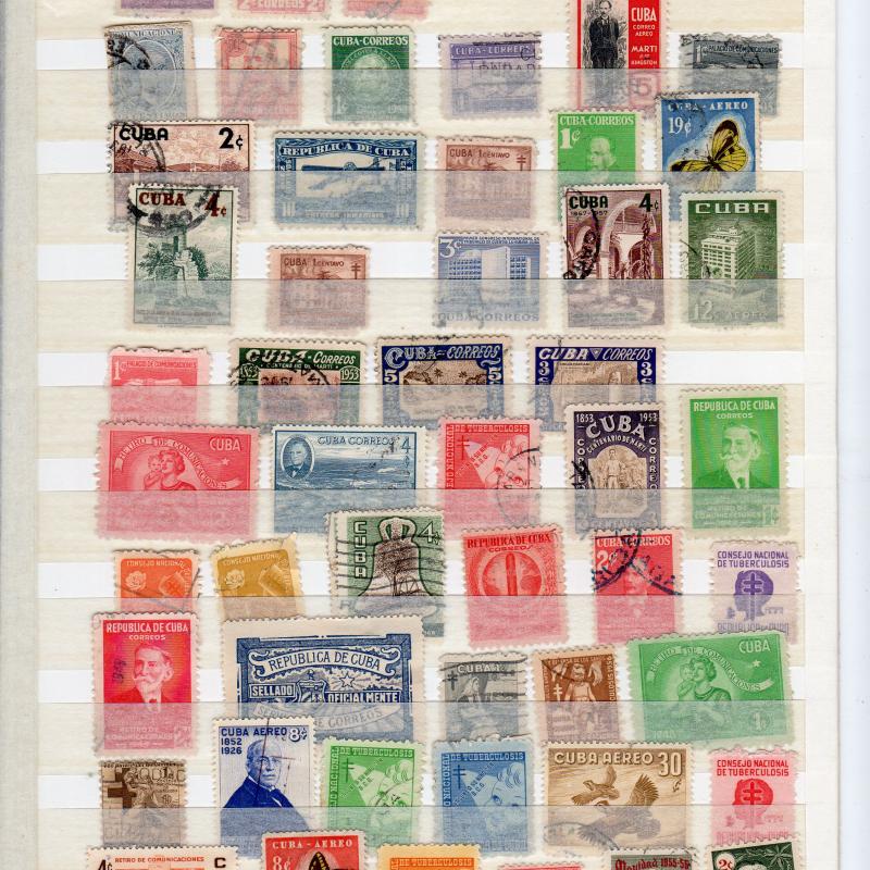 Collection timbres Cuba