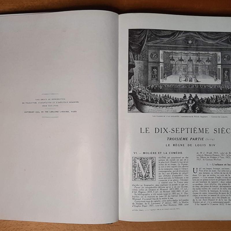 Histoire de la littérature française illustrée, Tomes I et II