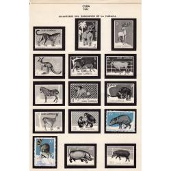 Mamiferos del zoologico de la Habana 1964